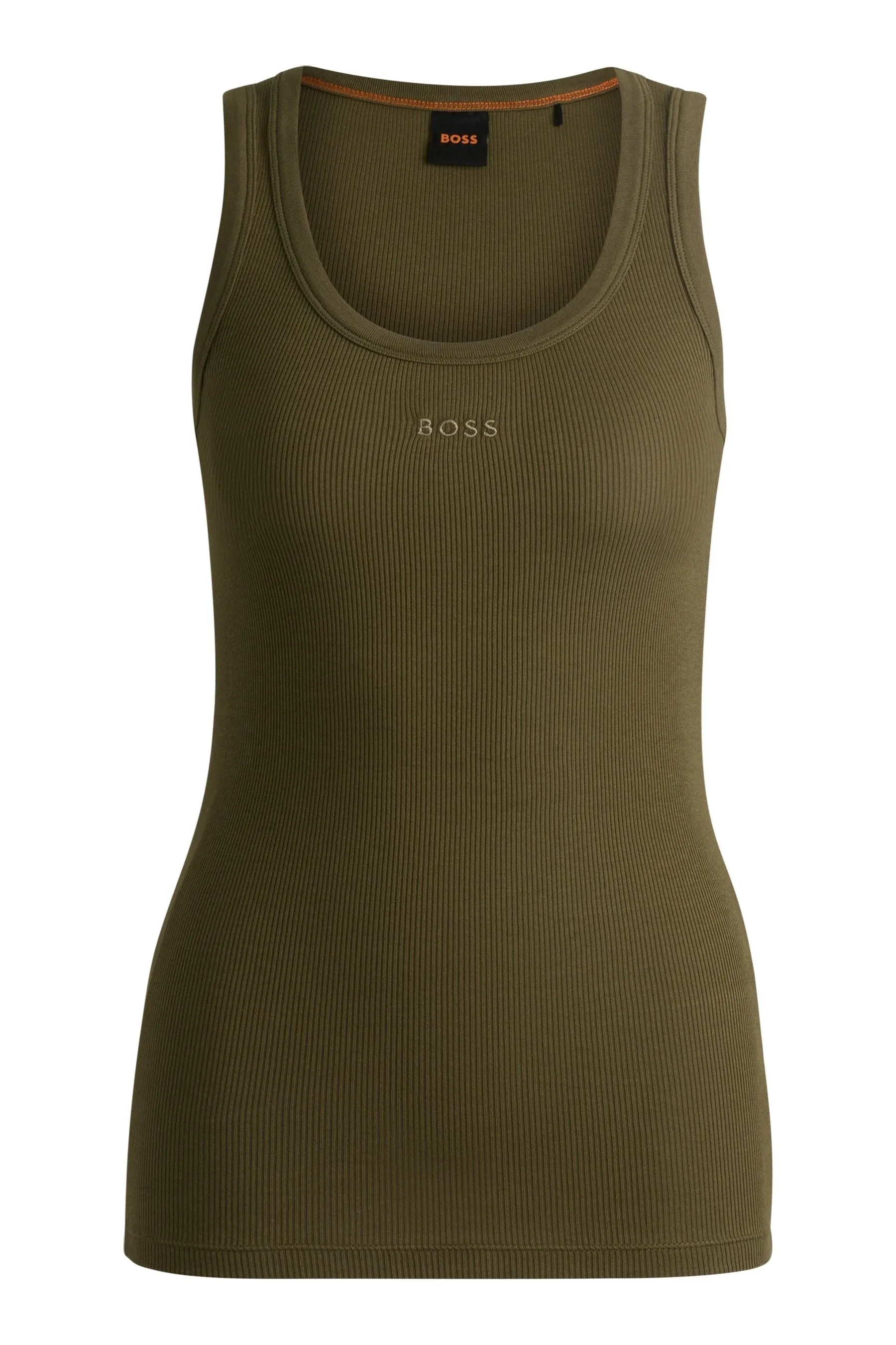 BOSS BOSS Ribbed Vest Stretch Cotton    