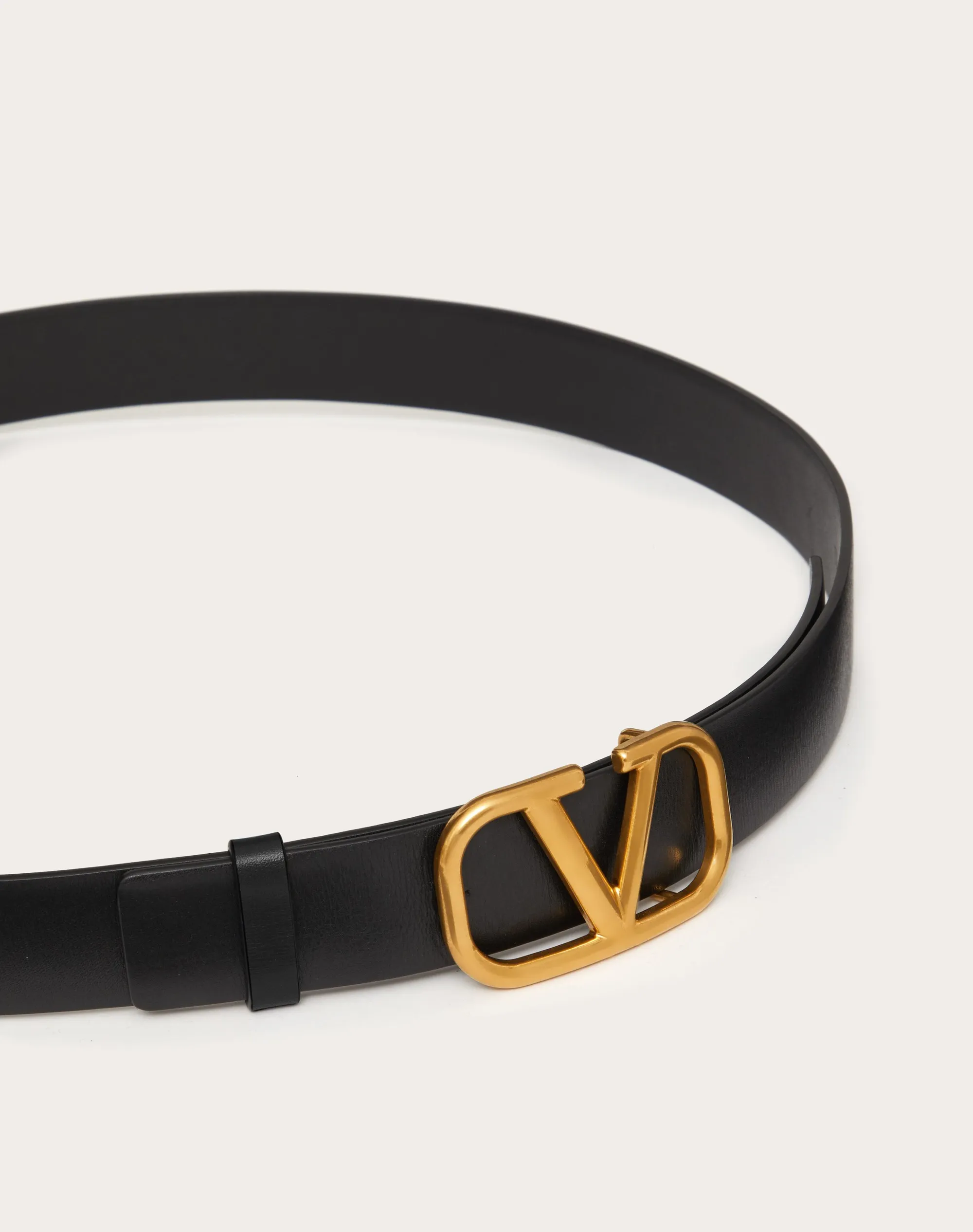 CINTURA VLOGO SIGNATURE IN VITELLO 30 MM