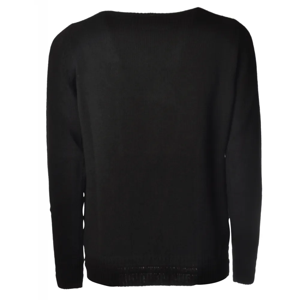 Dondup - Pullover Dolcevita in Lana Merino - Nero - Maglieria - Luxury Exclusive Collection
