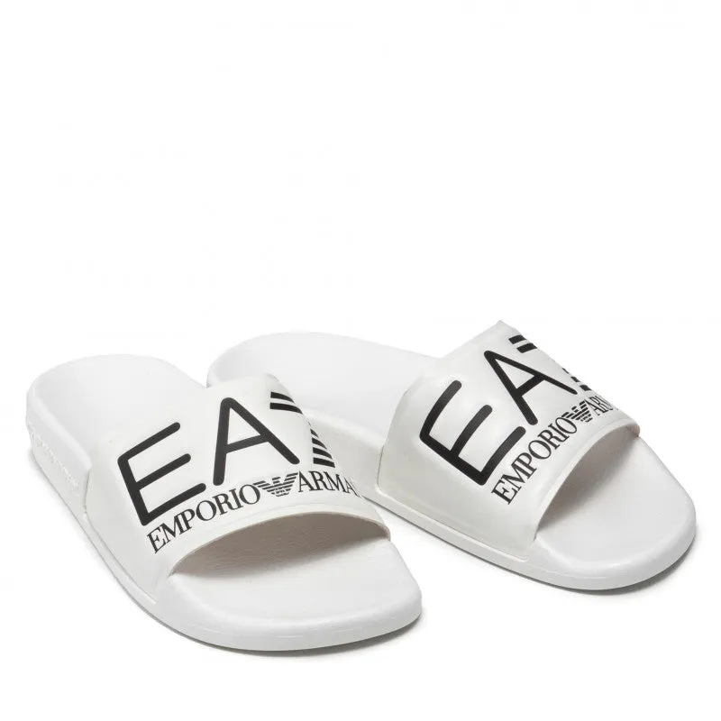 EA7 Ciabatte Mare Armani Bianco Nero