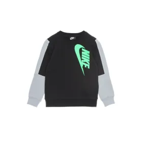 felpa girocollo bambino amplify crew BLACK