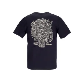 maglietta uomo bouquet tee x timber FLINT BLACK