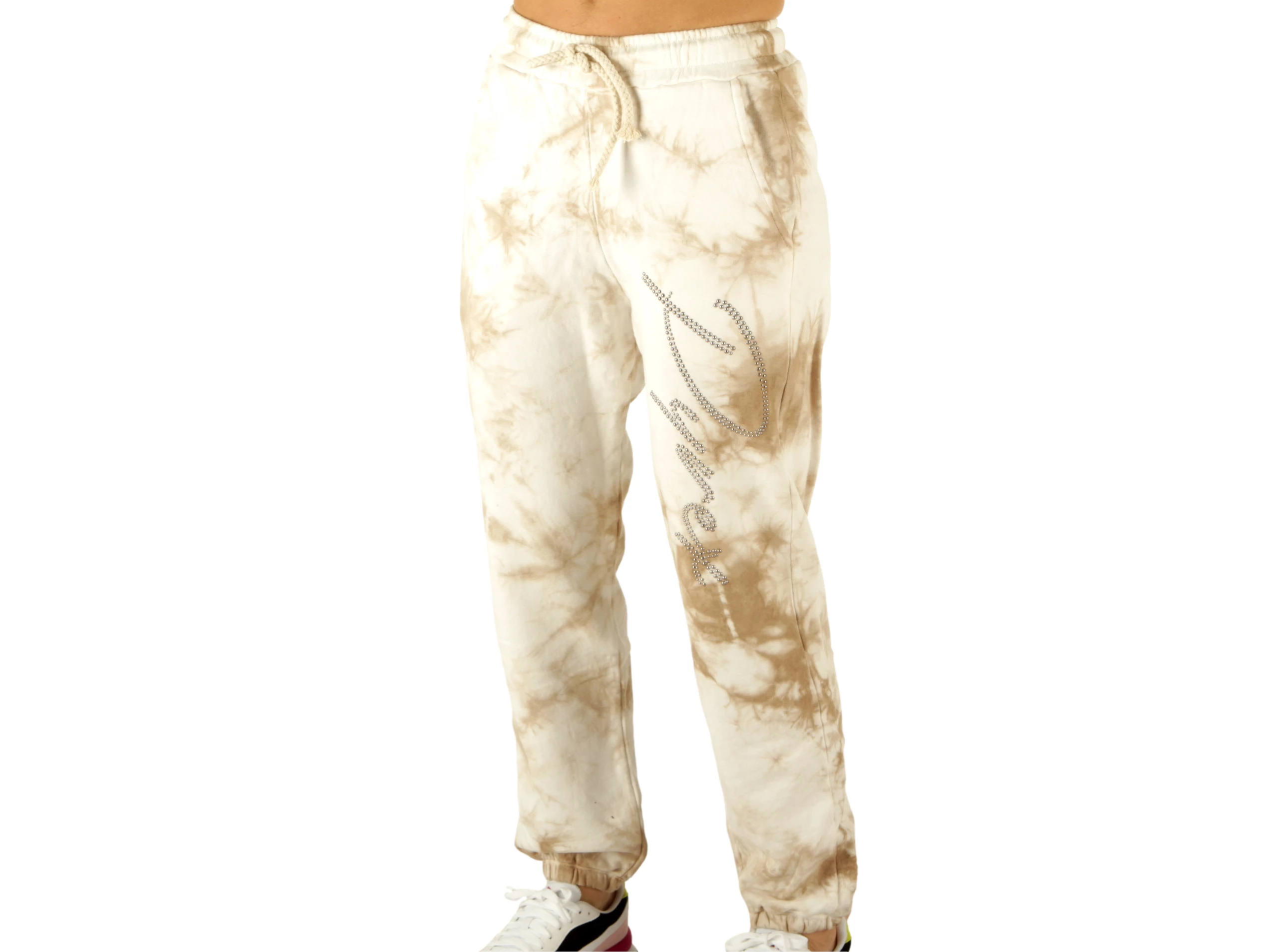Pantalone In Felpa Donna Tie Dye Safari