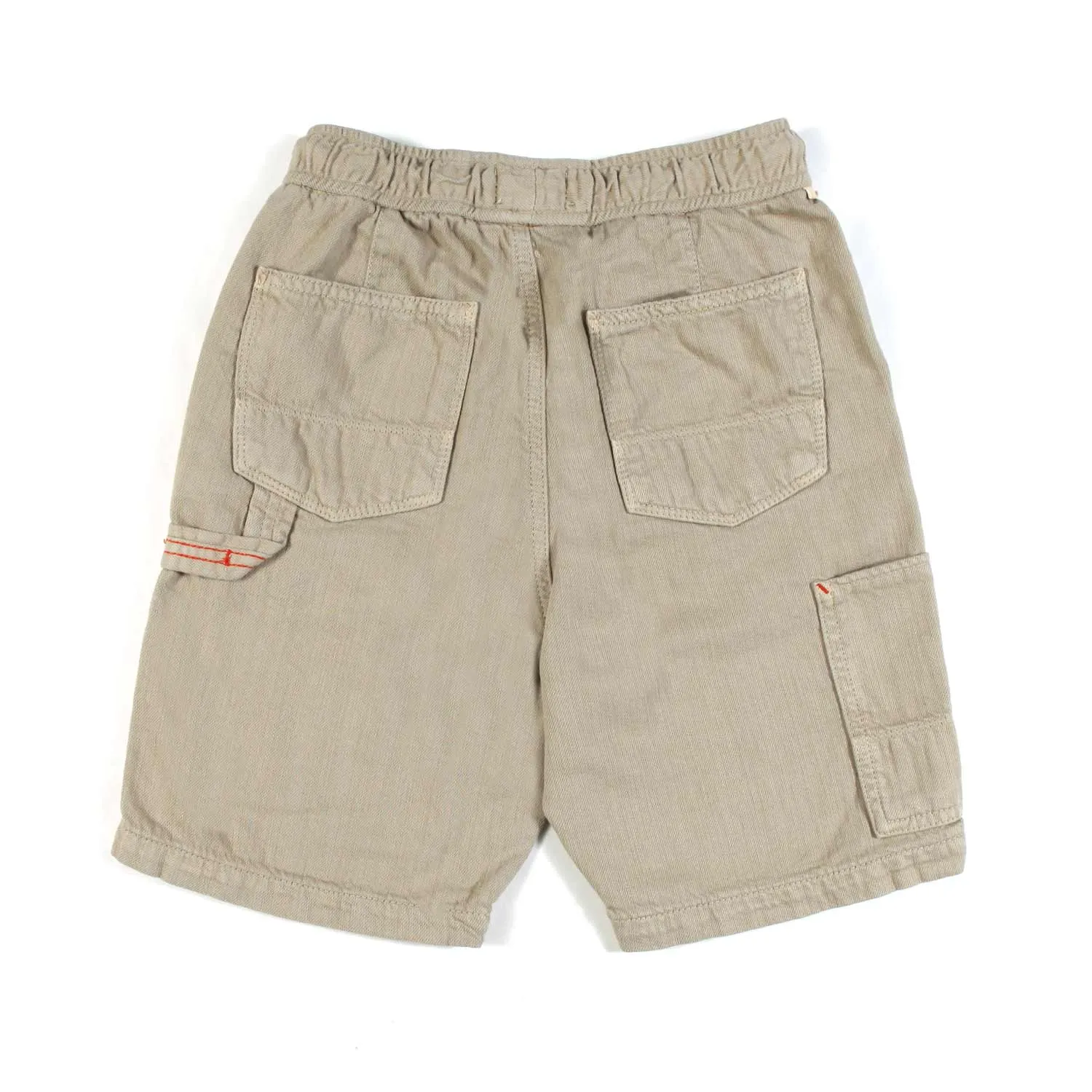 Shorts Cargo In Cotone Sabbia