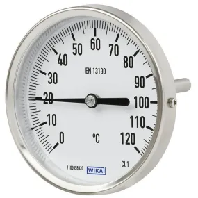 Termometro a quadrante WIKA, -20 → 60 °C, Ø quadrante 63mm, Quadrante